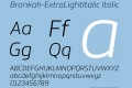 Bronkoh-ExtraLightItalic