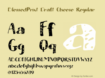 BlessedPrint Draft Cheese