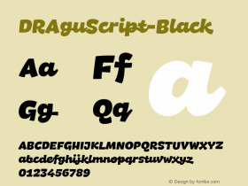 DRAguScript-Black