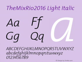 TheMixRio2016 Light