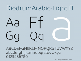 DiodrumArabic-Light