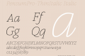 PensumPro-ThinItalic