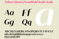 TabacGlamG2SemiBold-Italic