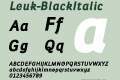 Leuk-BlackItalic