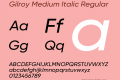 Gilroy Medium Italic