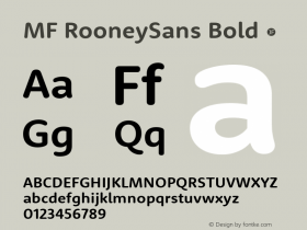 MF RooneySans Bold