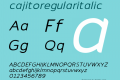 cajitoregularitalic