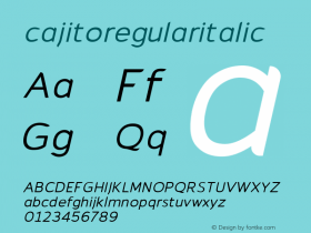 cajitoregularitalic