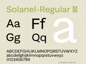 Solanel-Regular