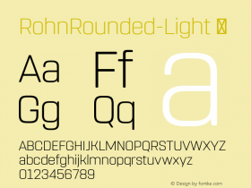 RohnRounded-Light