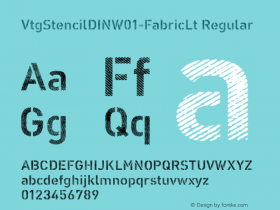 VtgStencilDIN-FabricLt