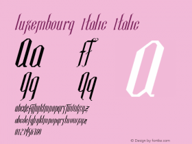 Luxembourg Italic