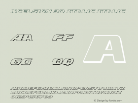 Xcelsion 3D Italic