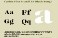 Caslon Fina Stencil EF