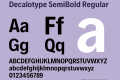 Decalotype SemiBold