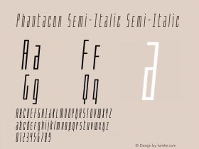 Phantacon Semi-Italic