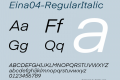 Eina04-RegularItalic