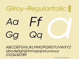 Gilroy-RegularItalic