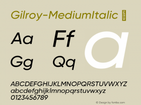 Gilroy-MediumItalic