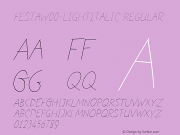 Festa-LightItalic