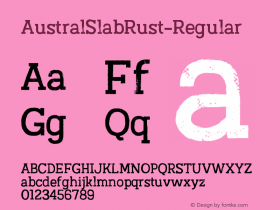 AustralSlabRust-Regular
