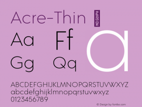 Acre-Thin