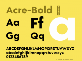 Acre-Bold