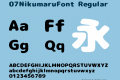 07NikumaruFont