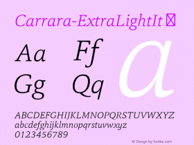 Carrara-ExtraLightIt
