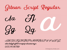 Gibson Script