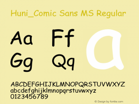 Huni_Comic Sans MS