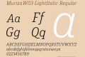 Muriza-LightItalic