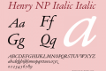 Henry NP Italic