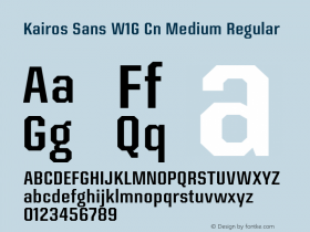 Kairos Sans W1G Cn Medium