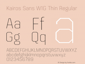 Kairos Sans W1G Thin