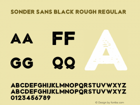 Sonder Sans Black Rough