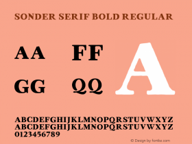 Sonder Serif Bold