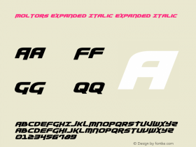 Moltors Expanded Italic