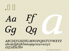 Volkhov Italic