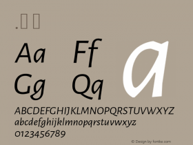 Alegreya Sans Italic