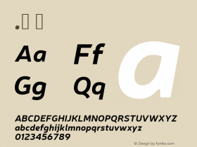 Neris Bold Italic