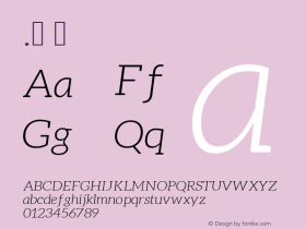 Aleo LightItalic