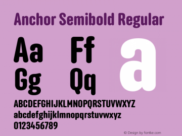 Anchor Semibold