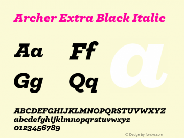 Archer Extra Black