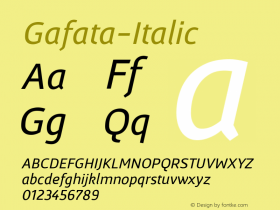 Gafata-Italic