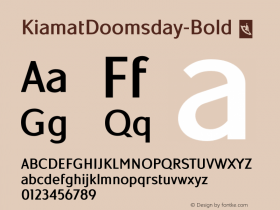 KiamatDoomsday-Bold