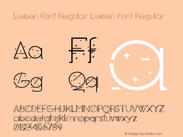 Lieben Font Regular