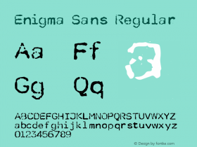 Enigma Sans