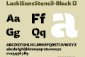 LaskiSansStencil-Black