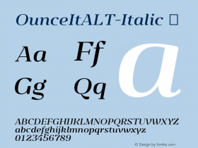OunceItALT-Italic